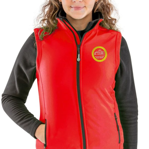 Ladies' Softshell Bodywarmer with Recycled Fleece Inner